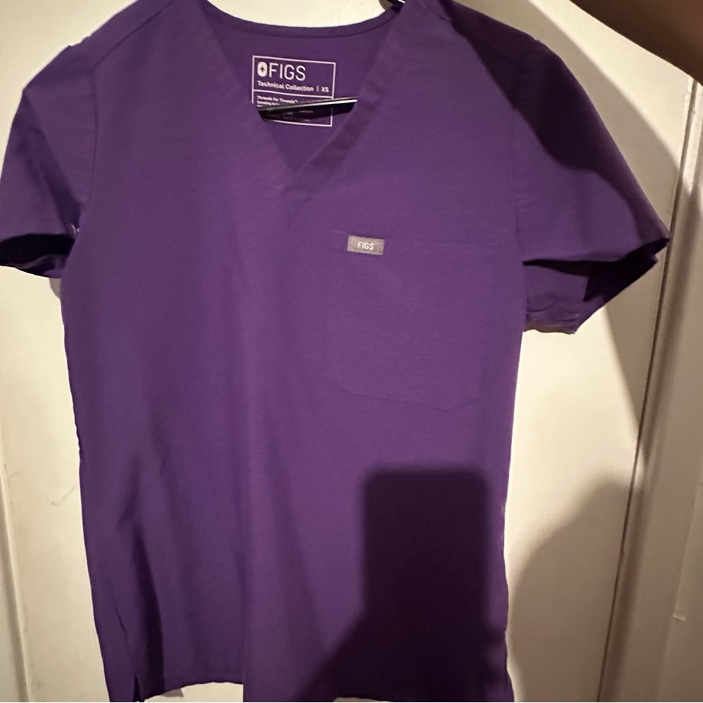 Figs Catarina Top - Ultraviolet